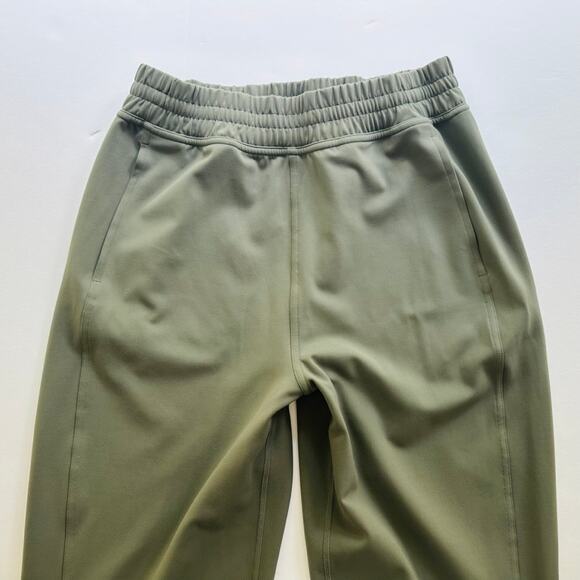 Lululemon Everlux High-Rise Zip-Leg Track Pant Size 6 Grey Sage Green Jogger - Picture 6 of 10